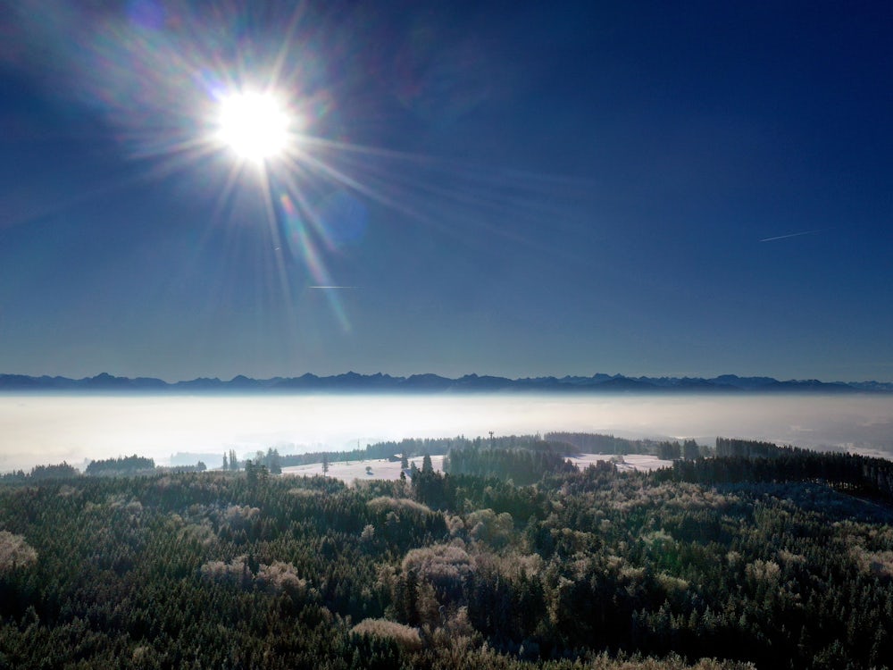 Wetter in Bayern: Viel Sonne, aber auch Dauerfrost