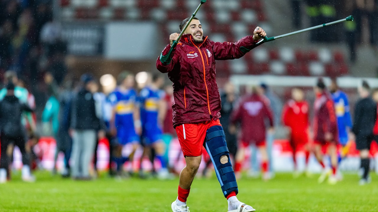 Diese Szene wird ewig in den Köpfen der Fans von Rot-Weiß Erfurt