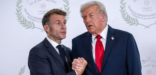 Mögliches Treffen in Davos Trump veröffentlicht private Kurznachricht von Macron Das aggressive