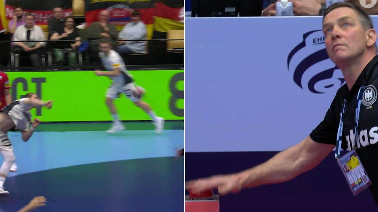 Panne bei Deutschland-Spiel: Bundestrainer buzzert Knorr-Tor weg Mehr zum Video anzeigen Die