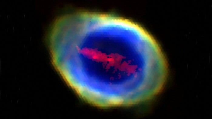 TTS-Player überspringen↵Artikel weiterlesenMitten im berühmten Ringnebel des Alls haben Forscher einen gigantischen