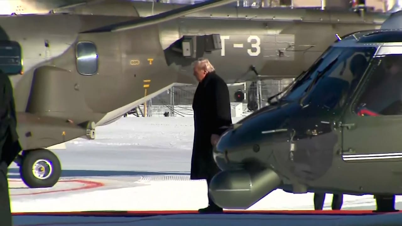 Weltwirtschaftsforum in der Schweiz: Hier landet Trump in DavosMehr zum Video anzeigen