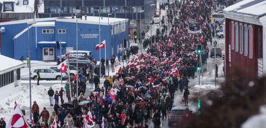 Grönländer demonstrieren gegen Trump »Wir wollen keine Amerikaner sein« Auf Grönland sind