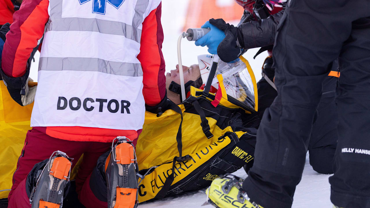 Schreckmoment auf der Streif! Beim zweiten und letzten Training für die legendäre