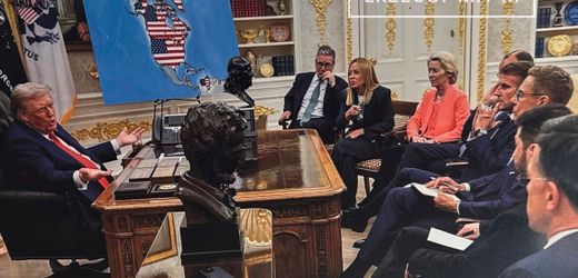 Post mit Fotomontagen Trump provoziert mit Kanada-Landkarte Trump poltert und droht –