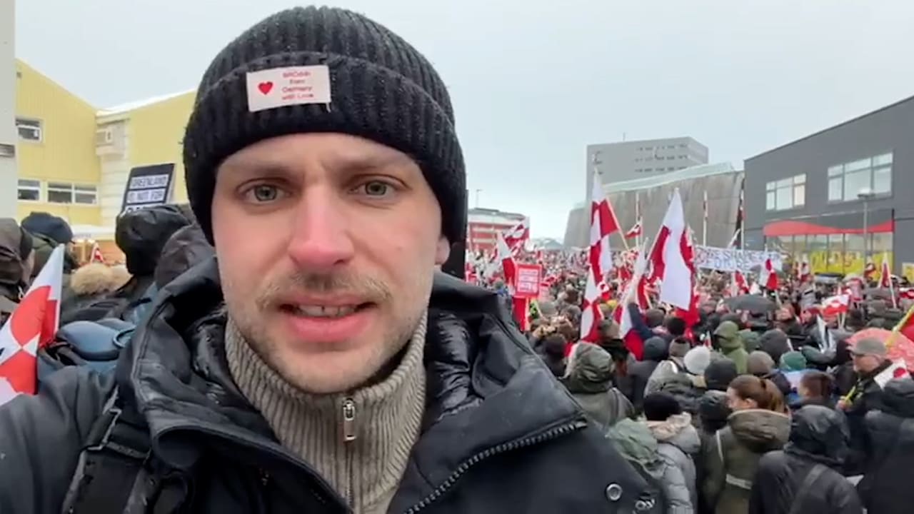 BILD-Reporter vor Ort: Grönländer demonstrieren gegen TrumpMehr zum Video anzeigen Tausende demonstrierten
