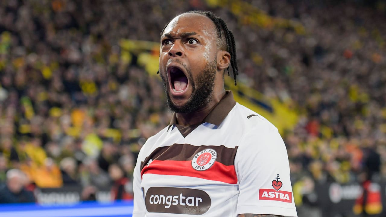 Ricky-Jade Jones (23) traf in Dortmund (2:3) und rettete dem FC St.