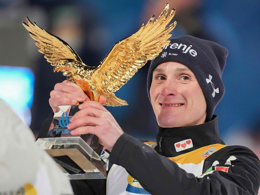 Vierschanzentournee-Sieger Domen Prevc: Total geflasht von seinen Emotionen Vierschanzentournee-Sieger Domen Prevc: Total geflas