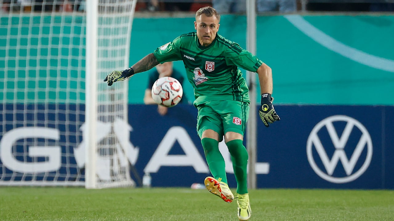Das gab es noch nie beim HFC! Sven Müller (29), unumstrittene Nummer