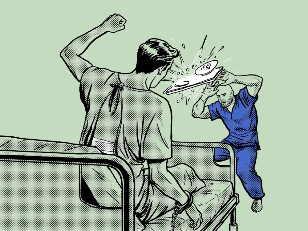 Medizin: „Ich stech’ dich ab, wenn ich hier raus bin“
