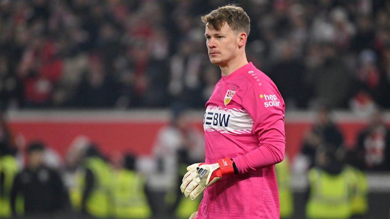 VfB Stuttgart gegen Union Berlin: Nübel rettet den VfBMehr zum Video anzeigen