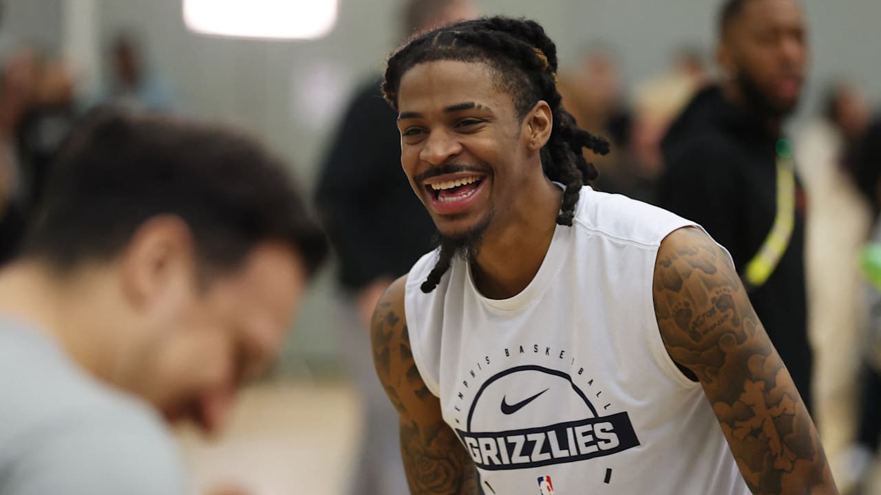 Erst die Enttäuschung, jetzt die Hoffnung! NBA-Star Ja Morant (26) steht kurz