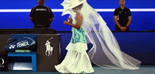 Outfit bei Australian Open Osaka macht aus dem Tennis-Court einen Laufsteg Spitzen-Tennisspielerin
