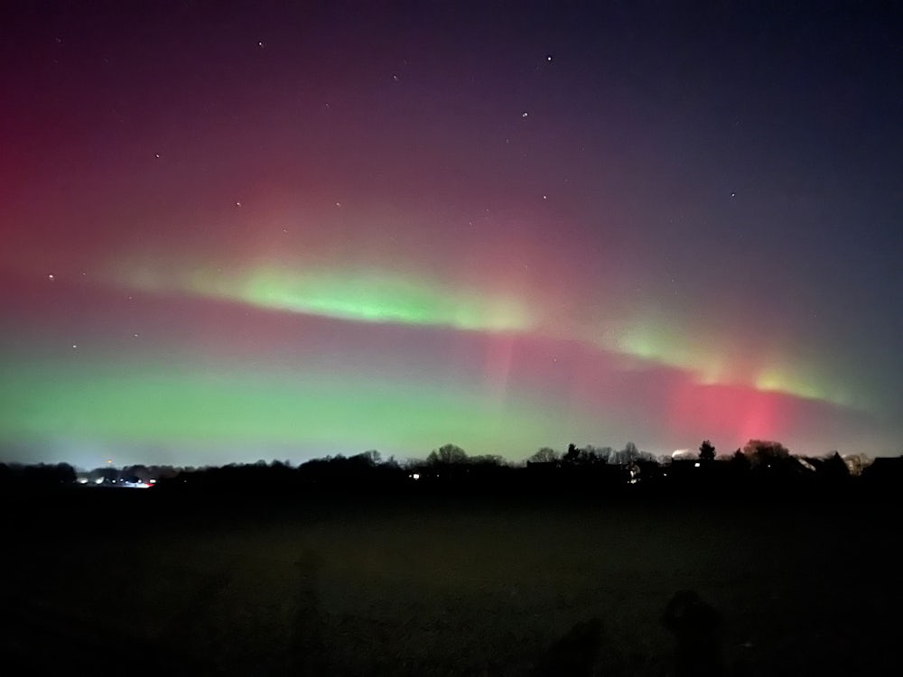 Aurora Borealis: Nordlichter tanzen rund um München