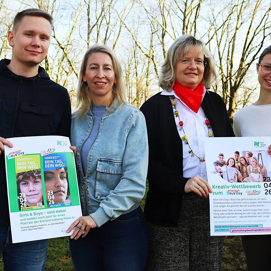 Kreisverwaltung Kleve: Girls’ & Boys’ Day wieder mit Kreativwettbewerb
